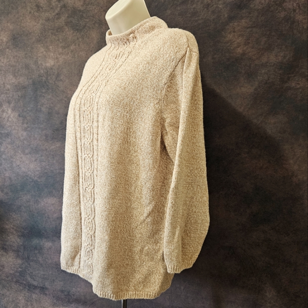 Dockers 3/4 Sleeve Cable Knit Sweater - Picture 6 of 12